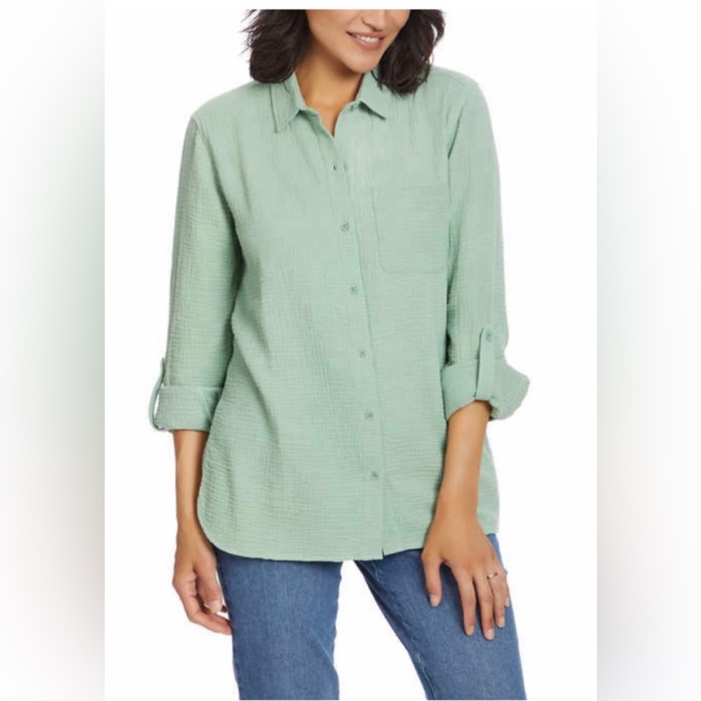 Anne Klein ladies gauze top
